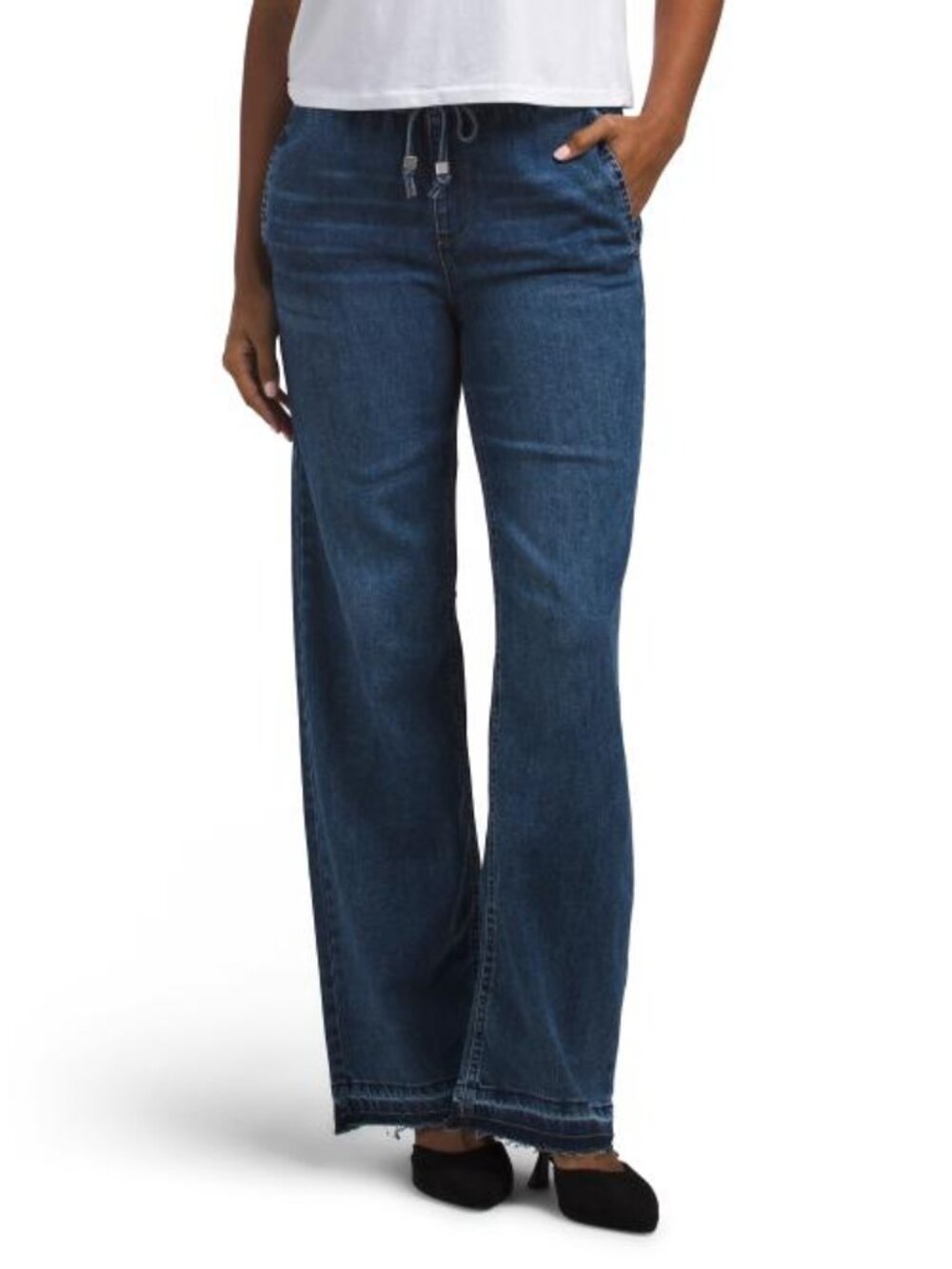 OAT NEW YORK High Rise Wide Leg Jeans